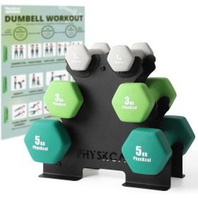 PhysKcal Hex Dumbbell Set